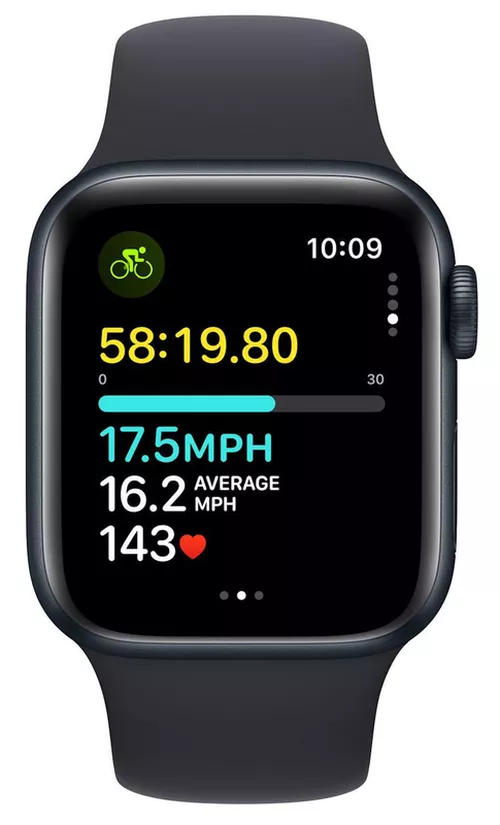 cumpără Ceas inteligent Apple Watch Series SE2 GPS 40mm Midnight - M/L MR9Y3 în Chișinău 