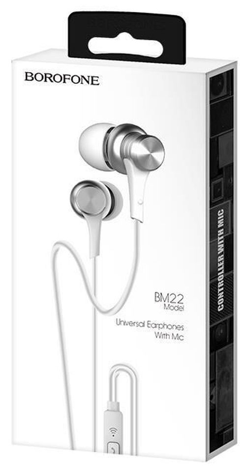 cumpără Căști cu fir Borofone BM22 silver (095453) în Chișinău 