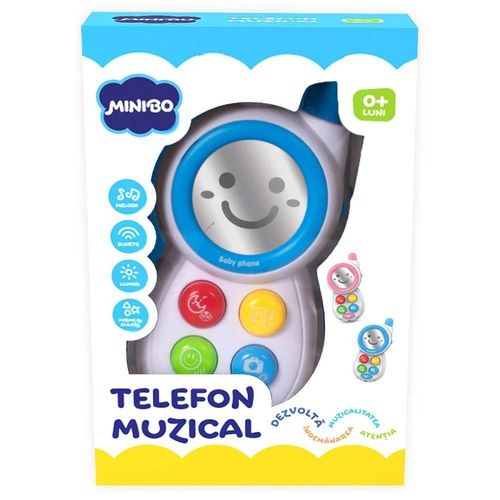 cumpără Jucărie muzicală Huanger D2R4/11 (19353) Telefon muzical pentru bebeluși HE0512 în Chișinău 