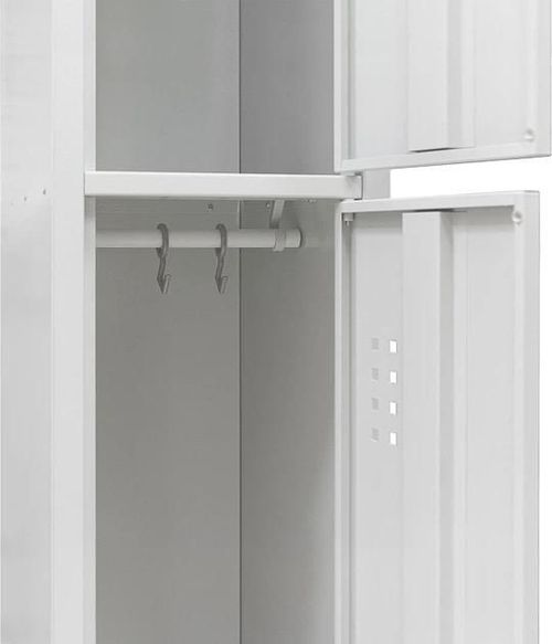 купить Офисная металлическая мебель УХЛ-МАШ ШО-300/1-2 Шкаф одежный (1800х300х500) в Кишинёве 