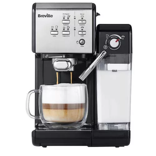 купить Кофеварка рожковая Breville VCF108X-01 Prima Latte II Silver в Кишинёве 
