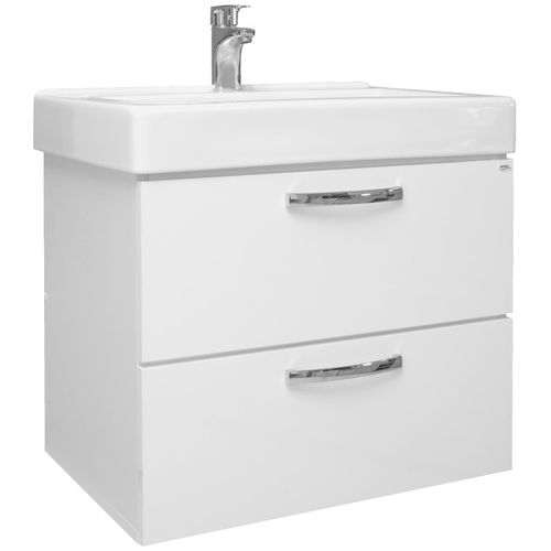 cumpără Dulap pentru lavoar Mashtab 11504 Agat cu 2 sertare 90cm Alb în Chișinău 