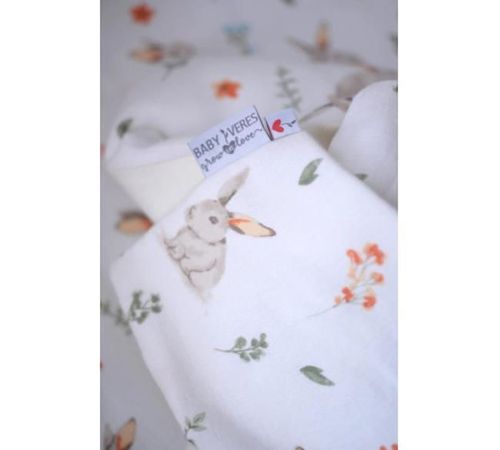 cumpără Lenjerie de pat pentru copii Veres VR 154.5.04.4 Фланель зайцы на молочном (90x110/40x60) (3ед.) în Chișinău 