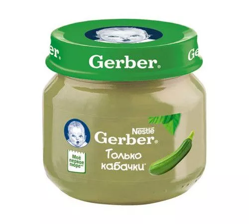 Пюре Gerber Кабачок (4+ мес) 80 г 