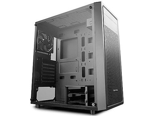 купить Case Middletower Deepcool E-SHIELD E-ATX/ATX Black no PSU, Side Tempered glass, 1xUSB3.0/2xUSB2.0/AudioHD x 1/Mic x 1, Included: Rear: 1x120mm fan; Optional: Front: 3x120mm or 3x140mm; Top: 2x120mm/140mm (carcasa/корпус) в Кишинёве 