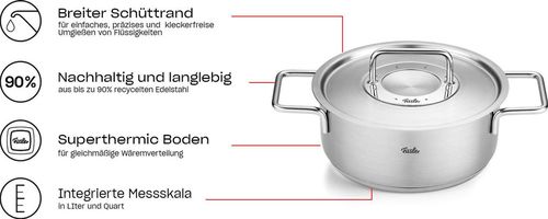 купить Набор посуды Fissler 8611405000/08 Pure 5 piese в Кишинёве 