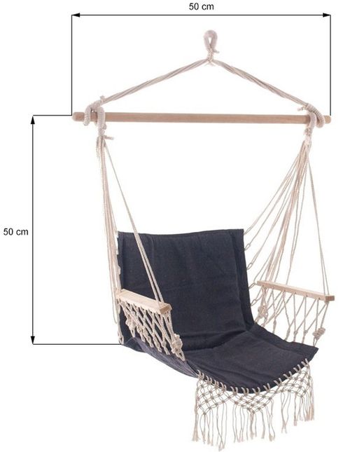 купить Гамак Axentia 135252 gri (include perna detașabilă) в Кишинёве 