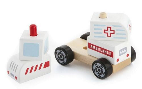 купить Игрушка Viga 50204 Stacking Ambulance в Кишинёве 