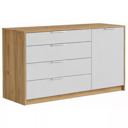 cumpără Comodă MatroLuxe 024440 Aura №3 (Oak Craft Gold) în Chișinău 
