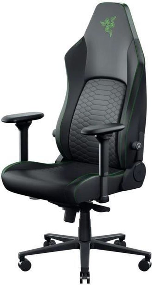 cumpără Fotoliu de birou Razer RZ38-04900700-R3G1 Chair Iskur V2 NewGen Black/Green în Chișinău 