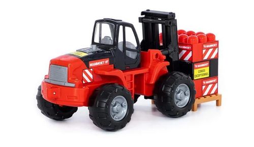 купить Конструктор Полесье (56856) Tractor incarcator cu constructor 15elem в Кишинёве 