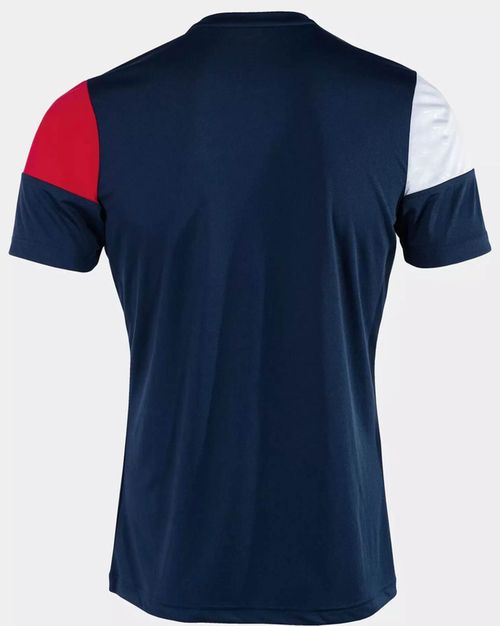 купить Одежда для спорта Joma Crew V Short Sleeve T-Shirt Navy Red White (2XL) 103084.336 в Кишинёве 