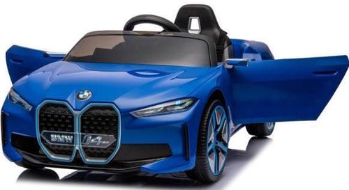 купить Электромобиль Kids car 8010316-2DR_Синий BMW i4, 12V7AH, кожаные сиденья в Кишинёве 