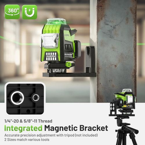 купить Нивелир лазерный Huepar HX04CG Nivela laser verde 4D в Кишинёве 