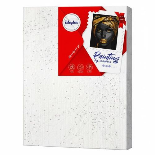 купить Картина по номерам Ideyka KHO8497 30x40cm Eco, Rafinament auriu cu vopsele metalic extra в Кишинёве 