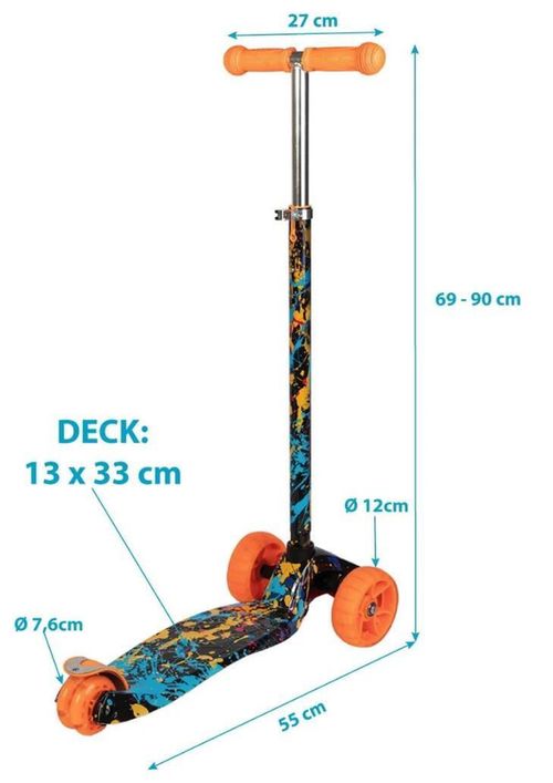 купить Самокат Enero Maxi Graffiti в Кишинёве 