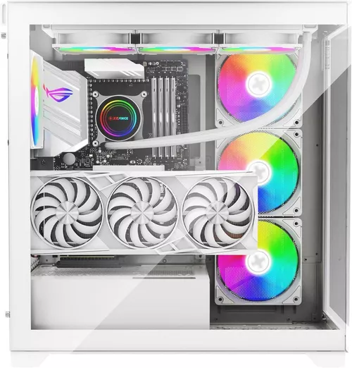 купить Корпус для ПК Xilence X818.W.ARGB Xilent White Gleam, ATX Case, without PSU в Кишинёве 