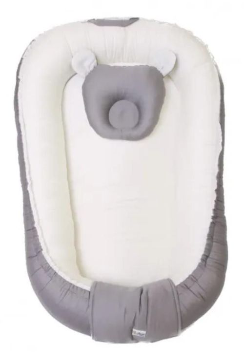 купить Гнездо для новорожденных PernaMea Babynest Satin Gri (PM.101552/2) в Кишинёве 