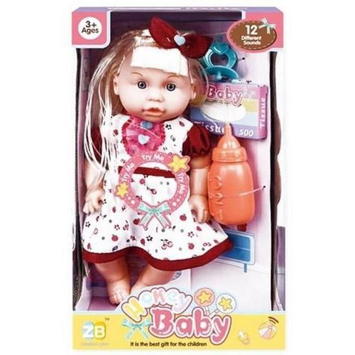 купить Кукла Promstore 43839 со звуком и аксессуарами (ягоды) 32x18.5x11cm в Кишинёве 