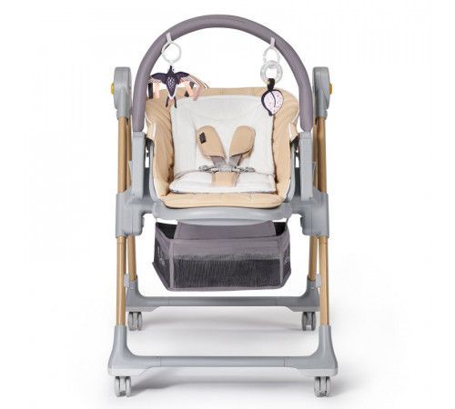 Scaun pentru alimentatie 2 in 1 Kinderkraft Lastree Wood 