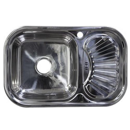 купить Мойка кухонная Rubano 27390 incastrabila 750x490x180mm (stânga), inox, luciu-0,8mm в Кишинёве 