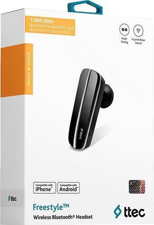 купить Гарнитура беспроводная Bluetooth ttec 2KM0099 Freestyle, Black Grey в Кишинёве 