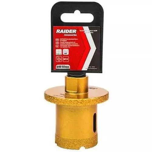 cumpără Set de tubulare, bite, duze Raider 157870 Carota diamantata Ø40-60mm M14 în Chișinău 
