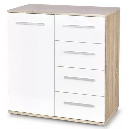 cumpără Comodă Halmar LIMA KM2 sonoma/alb în Chișinău 