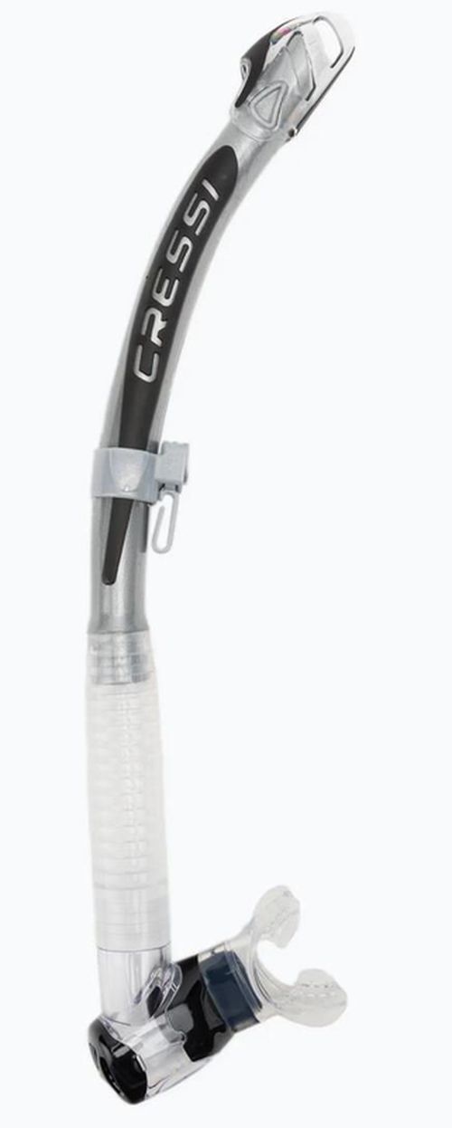 купить Аксессуар для плавания Cressi-Sub Tub inot CORFU SNORKEL sil.clear/tube silver black (ES300055) в Кишинёве 