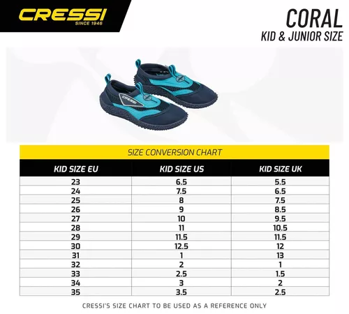 купить Спортивная обувь Cressi-Sub Incaltaminte Neopren Copii Coral Blue/Light Blue 24 (Xvb945224) в Кишинёве 