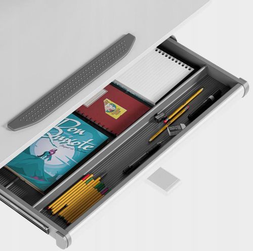 купить Офисный стол Mark Adler Biurko Study 5.0 Grey в Кишинёве 