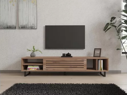 купить Тумба напольная для TV Trendy Safir, Pin Atlantic в Кишинёве 