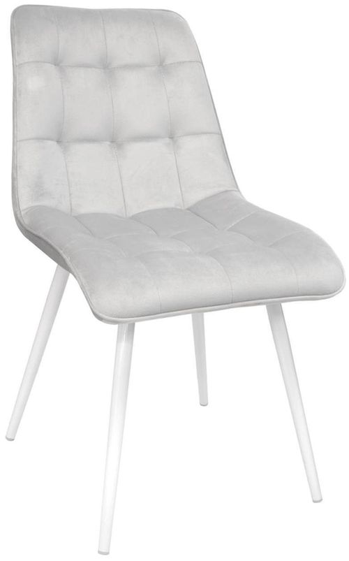 cumpără Scaun Deco Capella Catifea Grey HLR20 + White Legs în Chișinău 
