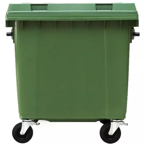 cumpără Coș de gunoi Uniplast 37222 Cos pentru transportarea deseurilor 1100L din plastic pe roti (verde) HE în Chișinău 
