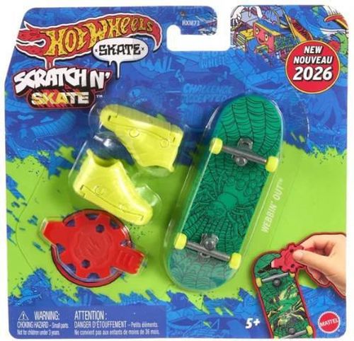 cumpără Mașină Hot Wheels HXM73 Fingerboard Scratch N’ Skate (în asort.) în Chișinău 