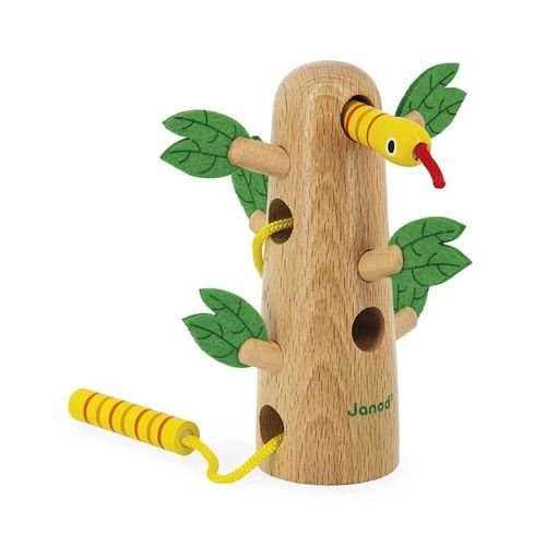 купить Игрушка Janod J08265 Educational game Lace tree Tropic в Кишинёве 