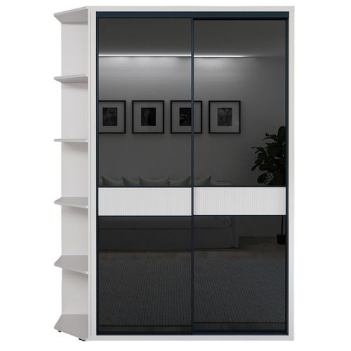 cumpără Dulap Bayro Murano 1400x2300x600 белый, купе (606205) în Chișinău 