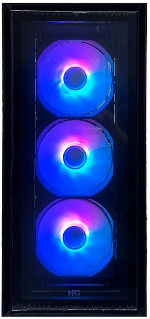 купить Корпус для ПК HPC C-09 ATX Case, with PSU, Black в Кишинёве 