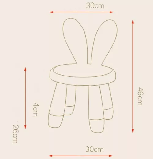 cumpără Set de mobilier pentru copii 4Play AT116 Bunny White/Blue în Chișinău 