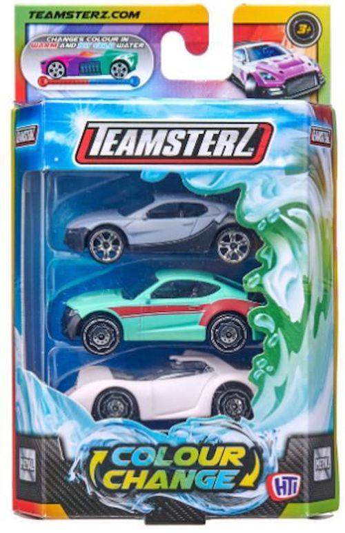 cumpără Mașină HTI 1417295 Set de 3 mașinuțe cu schimbare de culoare Teamsterz S/M în Chișinău 