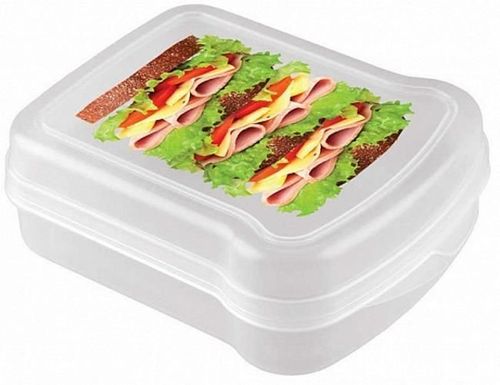 купить Контейнер для хранения пищи Бытпласт 45604 Lunch-box Phibo 17x13x4cm в Кишинёве 