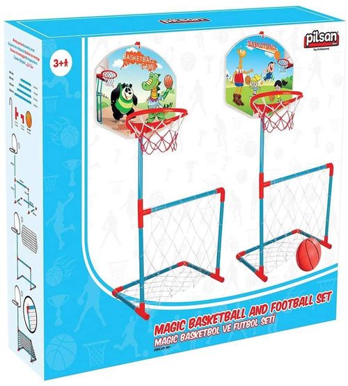 купить Баскетбольная корзина Pilsan 03392 Set Magic Basketball + Fotbal в Кишинёве 