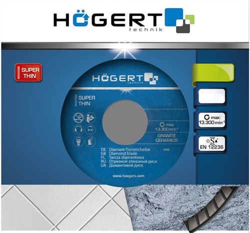 купить Диск отрезной Hoegert HT6D712 Disc de taiere 125x1.4x22.2mm в Кишинёве 