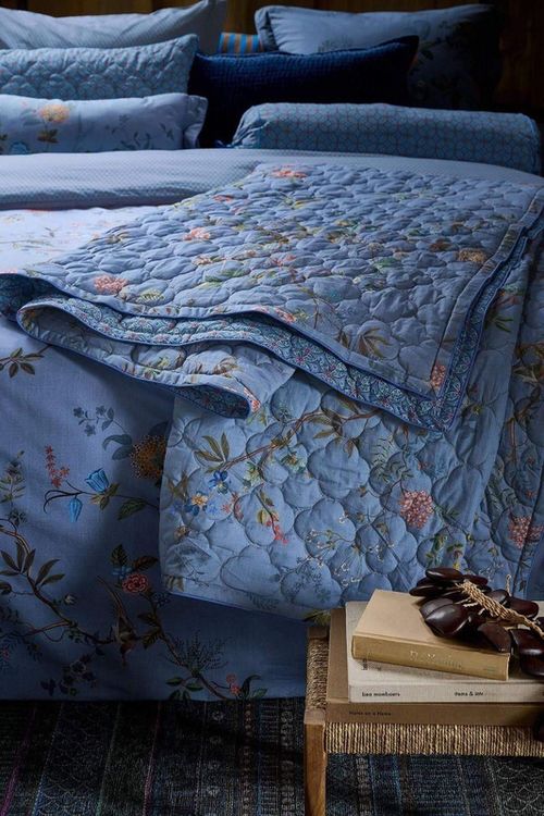 cumpără Textile de casă Pip Studio 332450 Bustani Quilt Blue 220x260 în Chișinău 