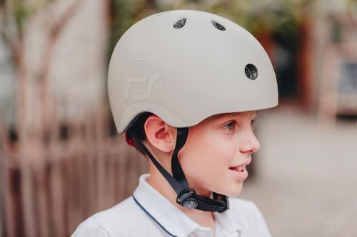 купить Защитный шлем Scoot&Ride 96367 Casca de protectie cu sistem de reglare, Ash, S, 51-55cm в Кишинёве 