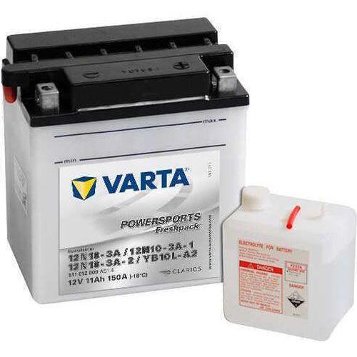 купить Автомобильный аккумулятор Varta 12V 11AH 150A(EN) (136x91x146) YB10L-A2 (CB10L-A2) (511012015I314) в Кишинёве 