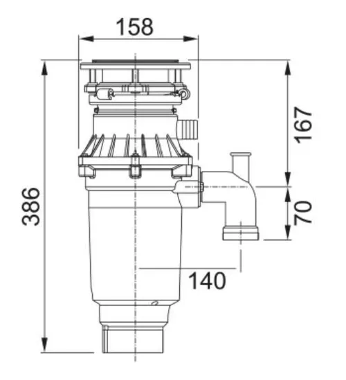 купить Измельчитель пищевых отходов Franke 134.0715.096 TE-75 S в Кишинёве 