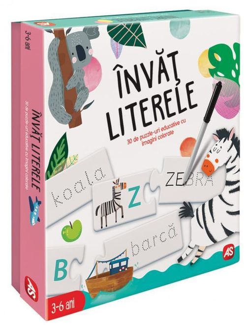 купить Головоломка Agerino 1024-50355 Agerino Invat Literele в Кишинёве 