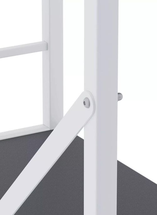 cumpără Raft de birou Nex Home Raft metalic Loft 900x800x400mm, 3 polite PAL, White/Anthracite în Chișinău 