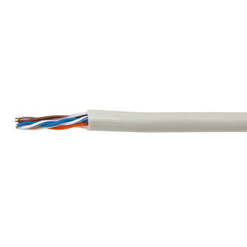 купить APC Electronic Cable UTP Cat.5E, CCA 24awg 4X2X1/0.50, solid gray, (цена за 1м) (cablu retea/кабель для локальной сети) в Кишинёве 